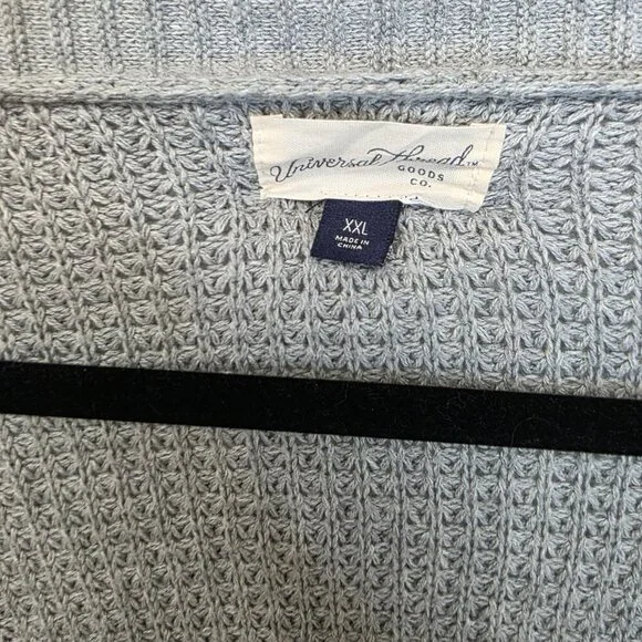 Universal Thread Gray Open-Front Knit Cardigan – Size XXL - Picture 3 of 7